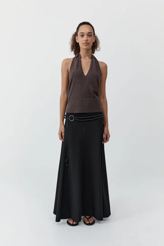 St Agni Fluid Circle Hem Skirt - Black from St. Agni, photo 1 of 1