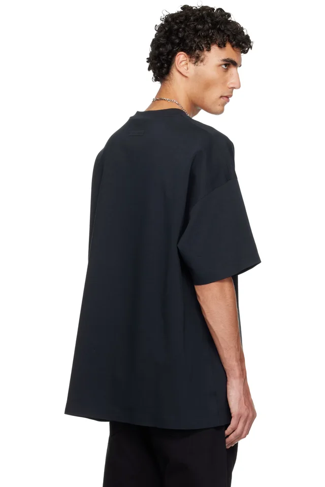 Fear of God ESSENTIALS Black Holiday Ponte 90s T-shirt, photo 3 of 4 from SSENSE