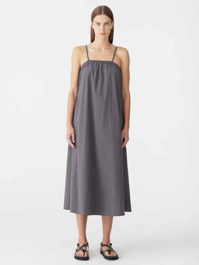 Bassike Crushed Cotton Parachute Dress from bassike, photo 1 of 1