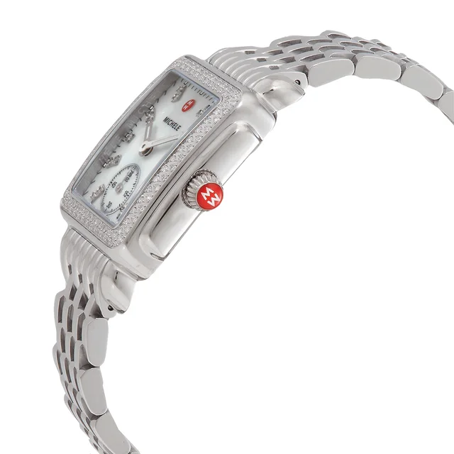 Michele Deco Mid Quartz Diamond Ladies Watch MWW06V000122, photo 2 of 3 from Jomashop