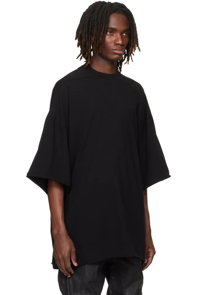 Rick Owens DRKSHDW Black Temple Tommy T-shirt, photo 2 of 4 from SSENSE