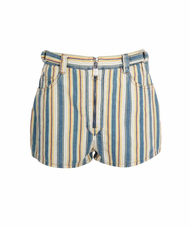 Miu Miu Striped shorts in Denim from Luxury Promise