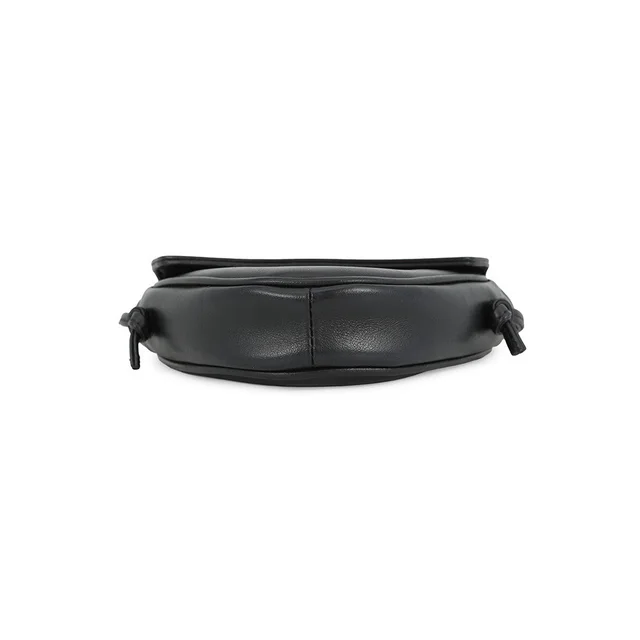 Celine Triangle Mini Shoulder Bag Black10I193DMO Leather in Leather from GALLERY RARE, photo 2 of 2