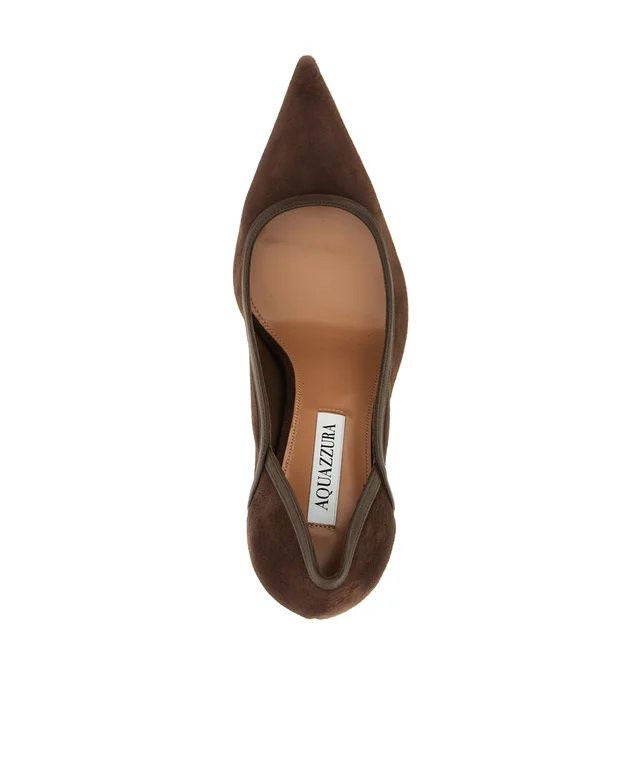 Aquazzura suede pointed-toe pumps, photo 4 of 4 from SENSER