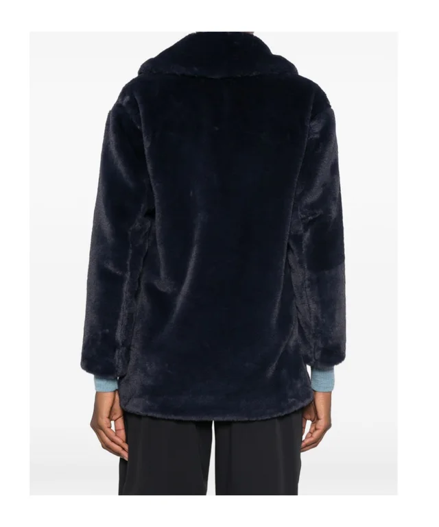 Herno Double-breasted faux fur coat, photo 3 of 5 from SENSER