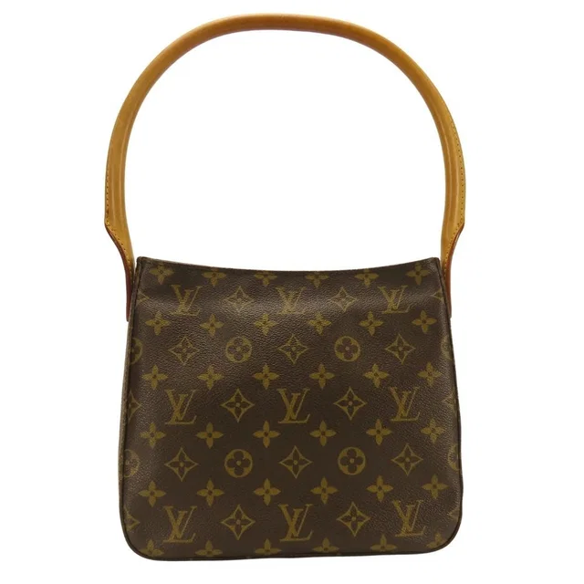 Louis Vuitton Shoulder Bag Looping MM Monogram Leather Brown in Brown Leather from The Reluxe