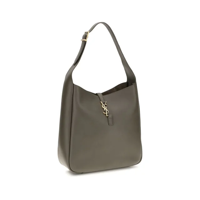 Saint Laurent Bicolor Calf Leather Bos Taurus Shoulder Bag in Calfskin from HEWI, photo 2 of 2