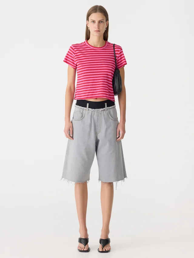 Bassike Elastic Longerline Denim Short from bassike, photo 1 of 1