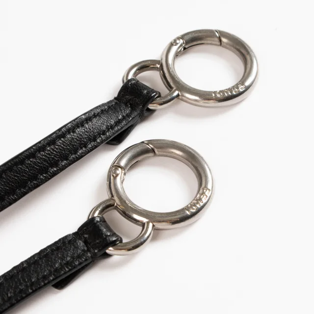 Fendi Ruched Mini Peekaboo Bag in Black from Labellov, photo 7 of 8