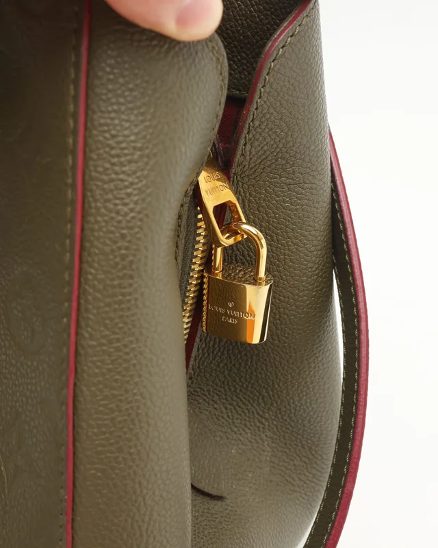 Louis Vuitton Empreinte Montaigne MM Bag in Leather from A Retro Tale, photo 10 of 12