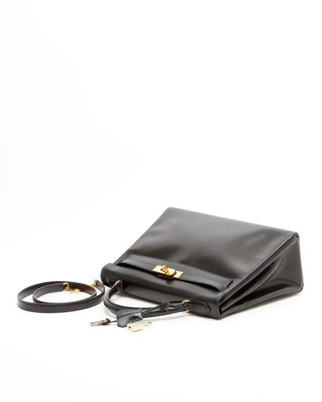 Hermès Kelly 32 Box Retourne Bag in Box leather from A Retro Tale, photo 5 of 11