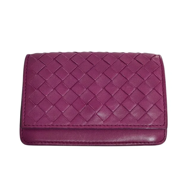 Bottega Veneta Intrecciato Leather Card Case in Woven leather from LuxUness