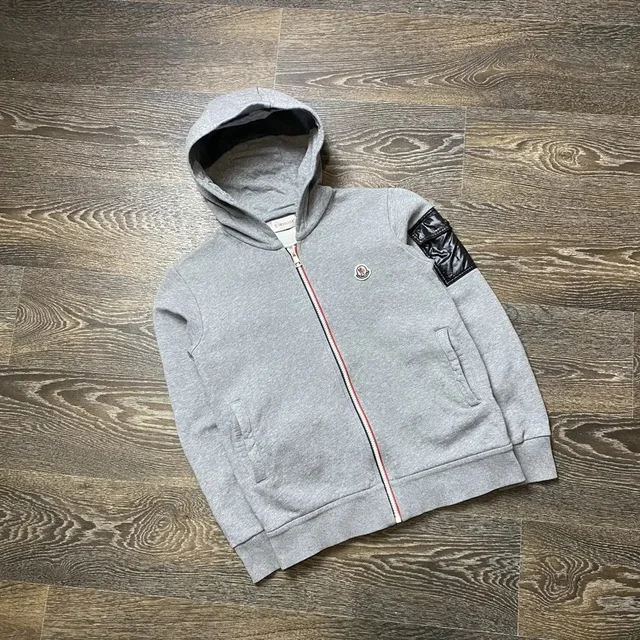 Moncler Nylon Pocket Zip Up Hoodie 12 Anni 152 in gray Nylon from Grailed