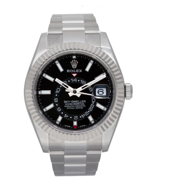 Unused Rolex Sky-Dweller 42mm 326934 in Stainless Steel, White Gold from Gray And Sons
