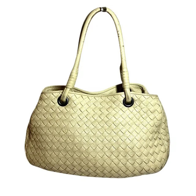 Bottega Veneta Intrecciato Leather Handbag in Woven leather from LuxUness
