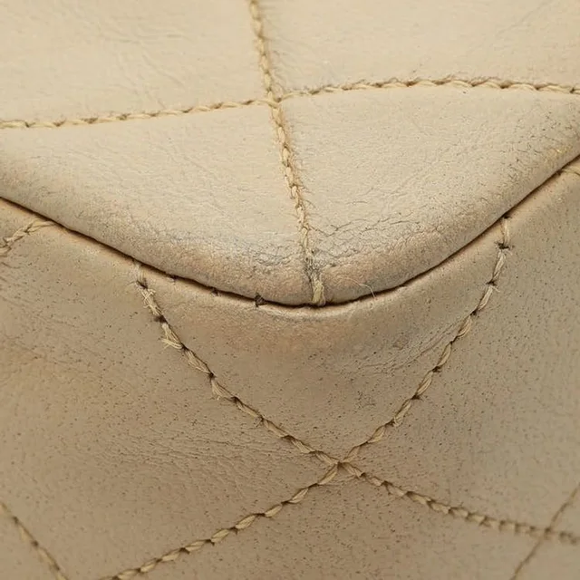 Chanel Classic Mini Square Single Flap Bag in Leather from A Retro Tale, photo 6 of 11