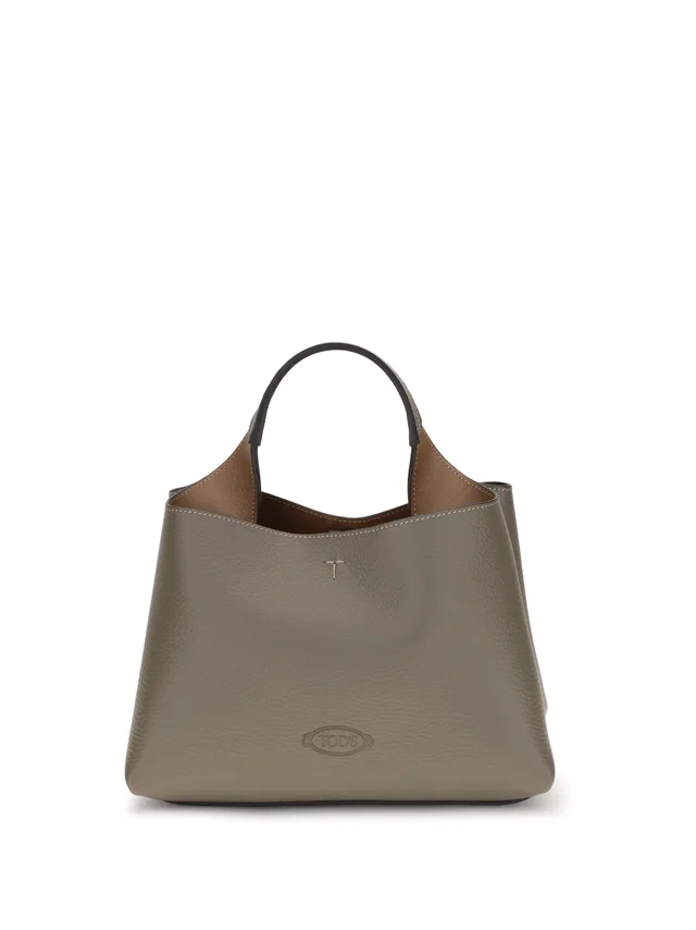 Tod's Micro Leather Shoulder Bag — Beige Calf Bos Taurus in Beige Leather from HEWI