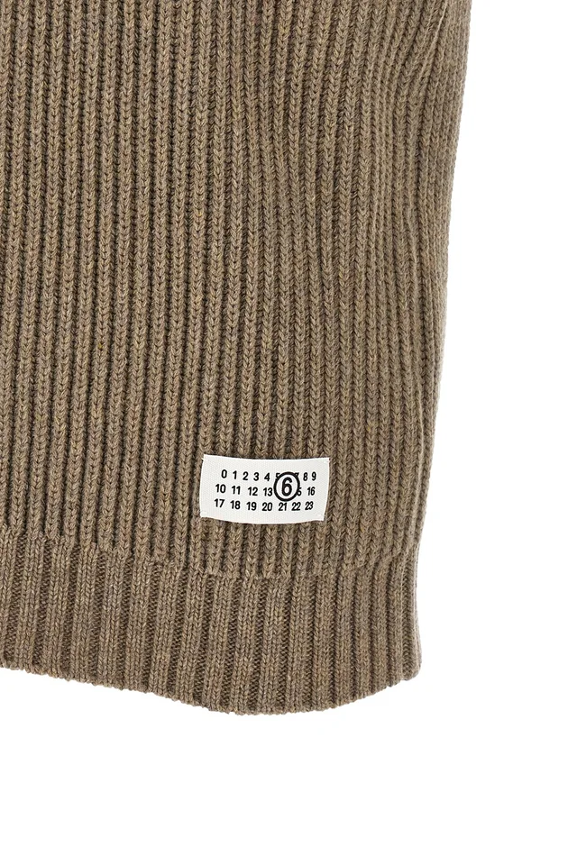 Mm6 Maison Margiela Numeric Signature Knitted Vest, photo 4 of 4 from SENSER