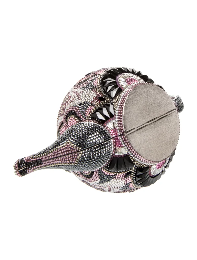 Judith Leiber Crystal Earl Grey Teapot in multicolor Satin from The RealReal, photo 5 of 6