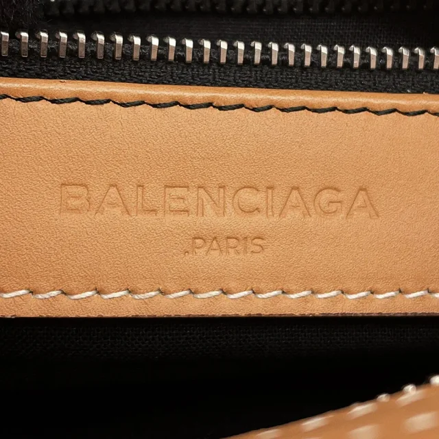 Balenciaga Belhara Brown/Natural419993 9260 Leather Canvas in Brown Canvas from GALLERY RARE, photo 17 of 19