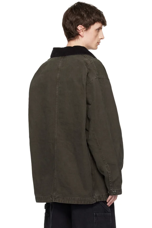 Carhartt Work In Progress Green Prescott Coat, photo 3 of 4 from SSENSE