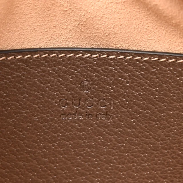 Gucci GG Supreme Monogram Web Mini Ophidia Shoulder Bag Brown in Brown Coated canvas from FASHIONPHILE, photo 6 of 11