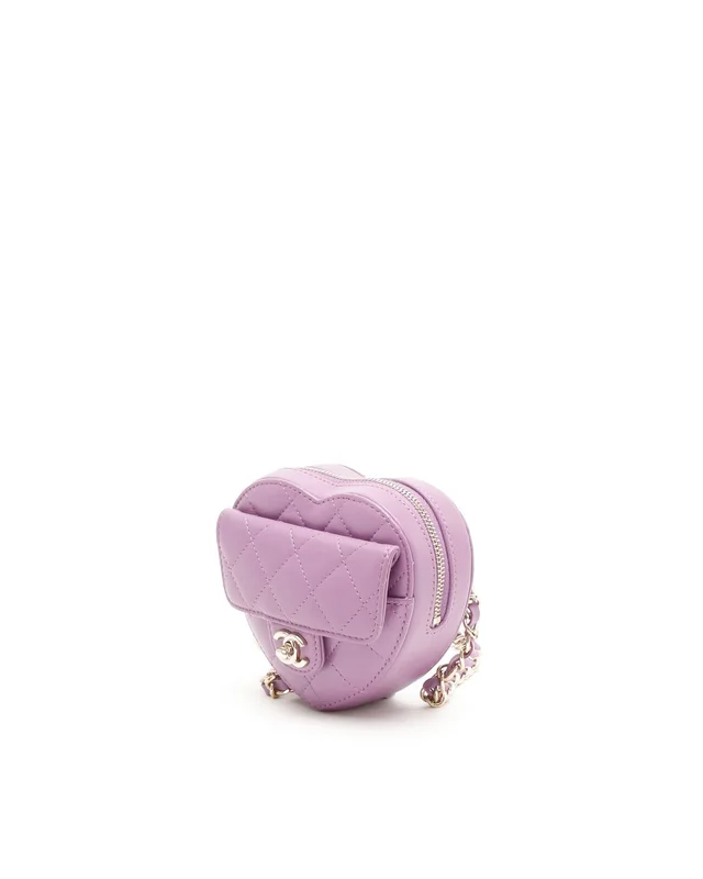 Chanel CC in Love Heart Belt Bag in Lambskin from A Retro Tale, photo 2 of 10