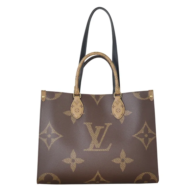Louis Vuitton OnTheGo MM Monogram Giant Reverse in Coated canvas from Luxe.It.Fwd