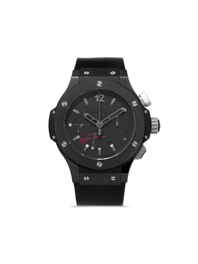 Hublot 2008 pre-owned Big Bang Ayrton Senna 45mm - unisex - Titanium/Rubber - One Size - Black in black from Farfetch