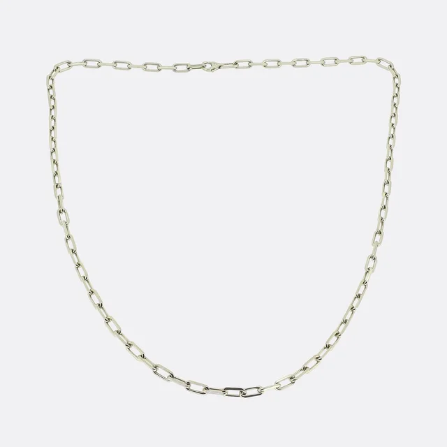 Santos de Cartier Chain Necklace Small Model from The Vintage Jeweller
