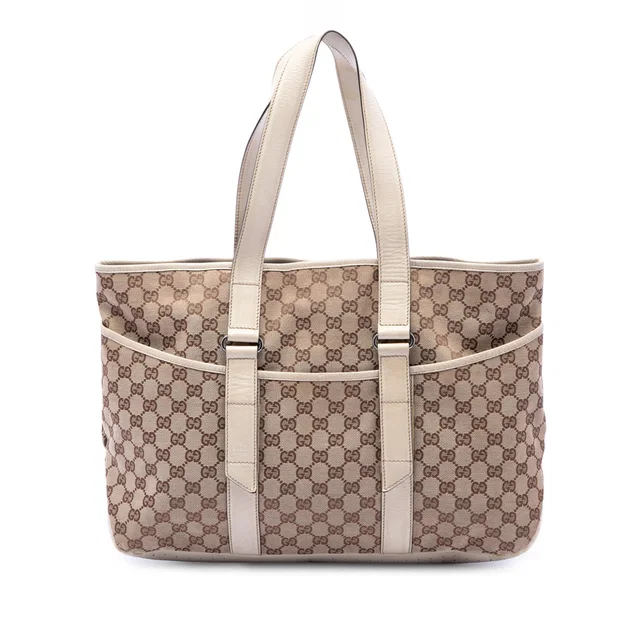 Beige Gucci GG Canvas Tote in Beige Canvas from Designer Revival, photo 1 of 1