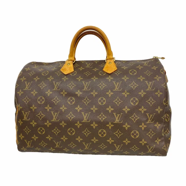 Louis Vuitton Handbag Monogram Speedy 40 Brown in Brown from The Reluxe
