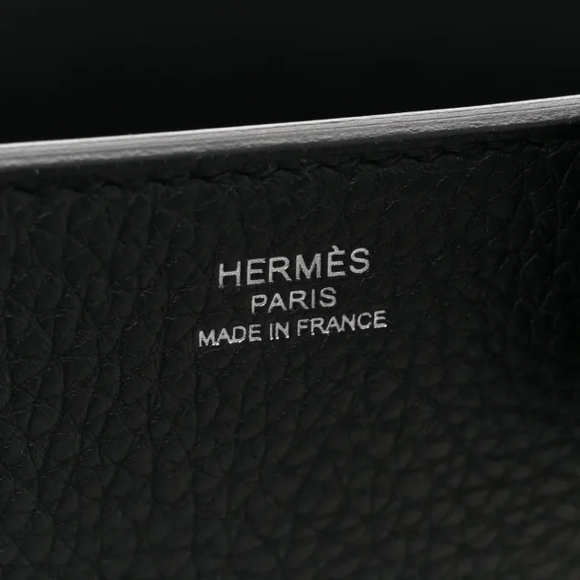 Hermès Togo Swift Medor Bag Black in Black Togo leather from FASHIONPHILE, photo 6 of 10