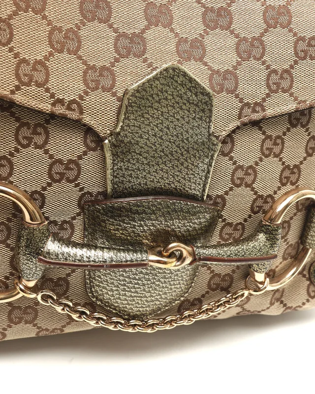 Gucci GG Horsebit Bag in Canvas from A Retro Tale, photo 6 of 11