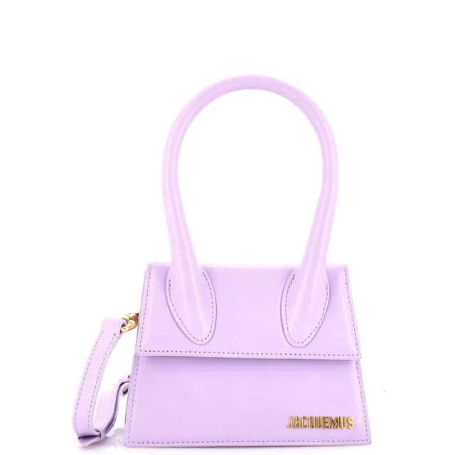 Jacquemus Le Chiquito Moyen Bag Leather Moyen in purple Leather from Rebag