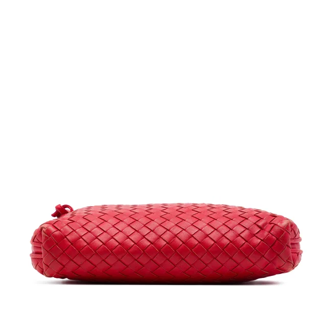 Red Bottega Veneta Nappa Intrecciato Nodini Crossbody in Red Nappa leather from Designer Revival, photo 2 of 2
