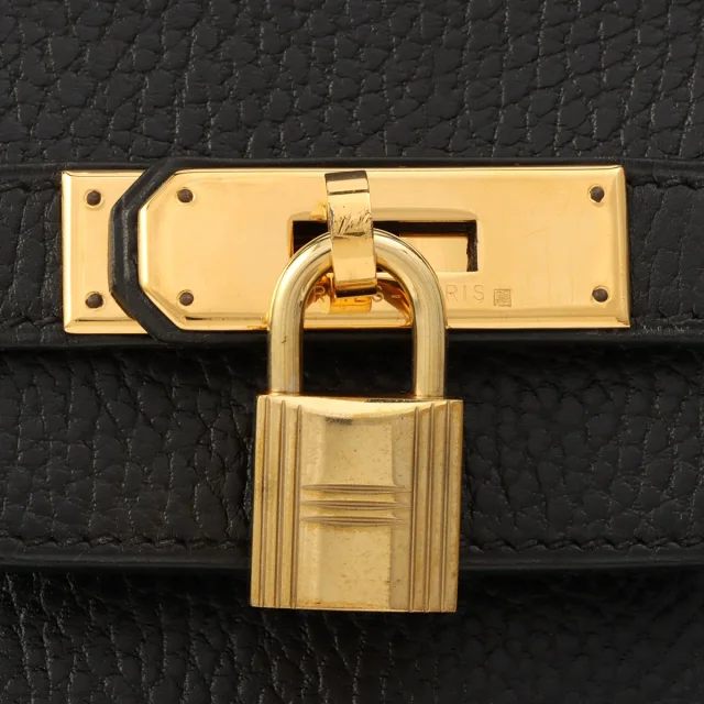 Hermès 1996 Birkin 35 Black in Black from VINTAGE QOO TOKYO, photo 9 of 13