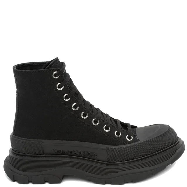 Alexander McQueen Tread Canvas Lace Boots, Black from Cultstatus, photo 1 of 1