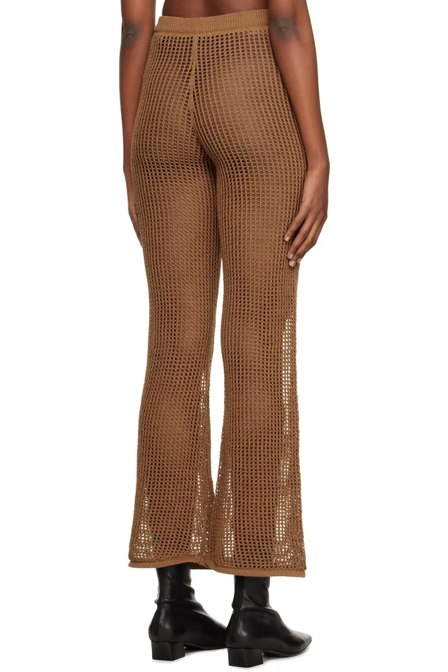 SIR. Brown Dulcie Lounge Pants, photo 3 of 4 from SSENSE