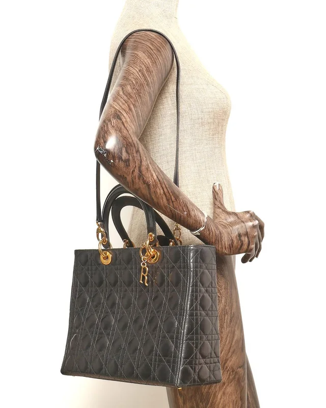 Large Lady Dior Bag in Leather from A Retro Tale, photo 11 of 11