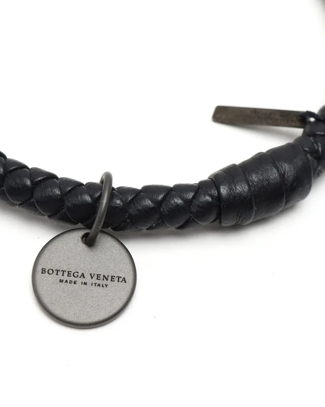 Bottega Veneta Intrecciato Leather Bracelet in Woven leather from A Retro Tale, photo 2 of 4