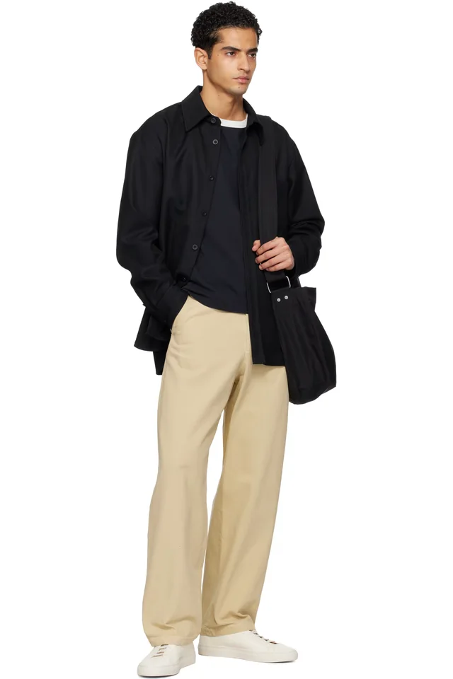A.P.C. Beige Chino Trousers, photo 4 of 4 from SSENSE