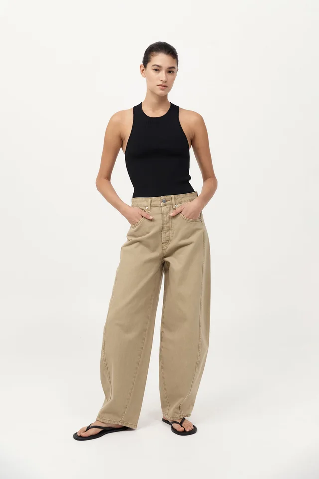 St Agni Sculpted Knit Top - Black from St. Agni, photo 1 of 1