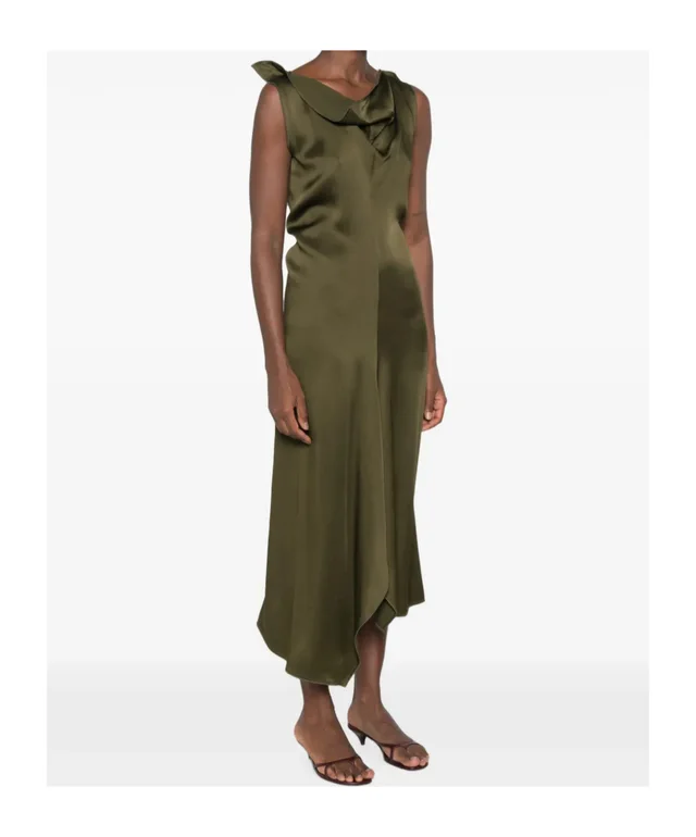 Victoria Beckham ruffled asymmetric dress, photo 4 of 6 from SENSER