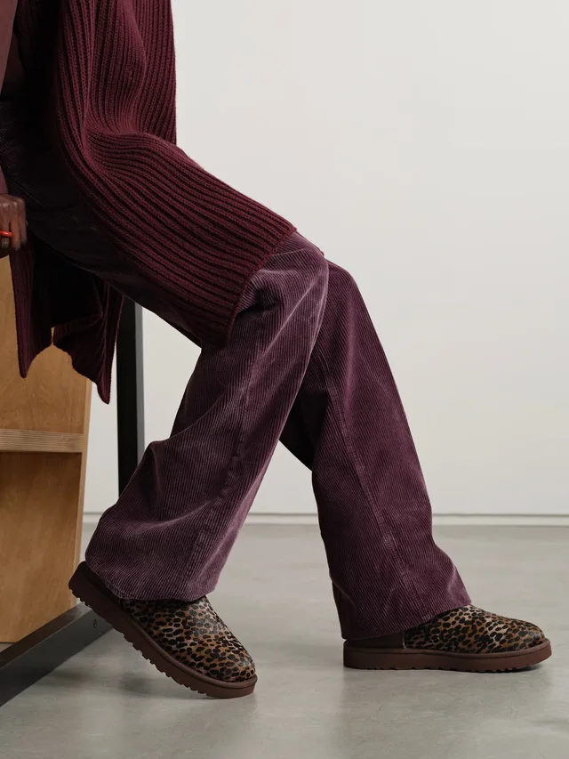 UGG Classic Ultra Mini Caspian leopard-print calf hair boots, photo 2 of 2 from NET-A-PORTER (Canada)