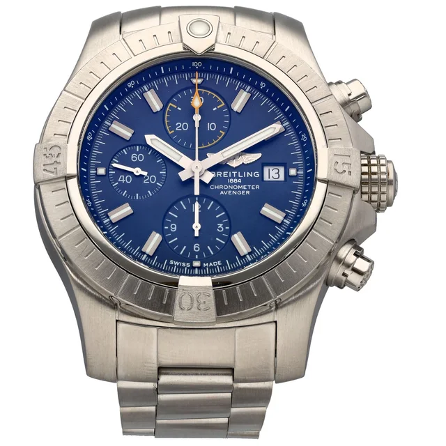 Breitling Avenger A13317 45mm Stainless Steel Watch from H&T