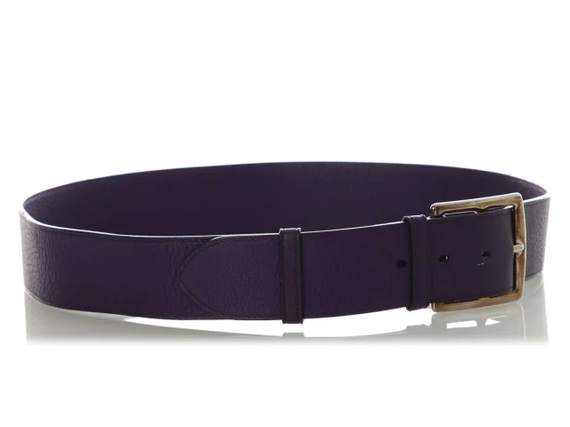 Hermès Iris Etrivière Belt in Denim from Ann's Fabulous Finds, photo 4 of 6