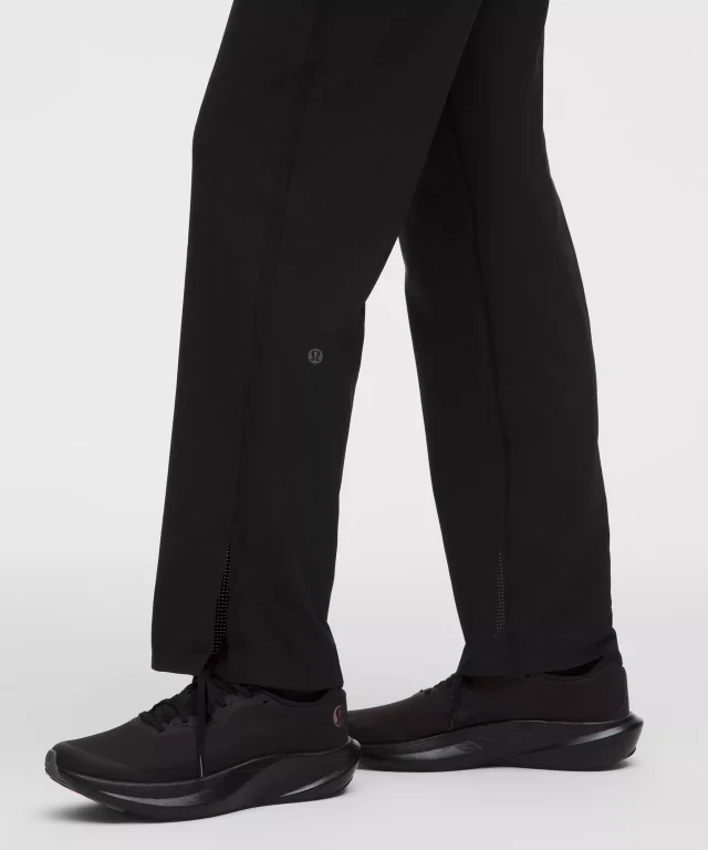 lululemon Textured Mesh High-Rise Running Pant in Black, photo 7 of 8 from lululemon