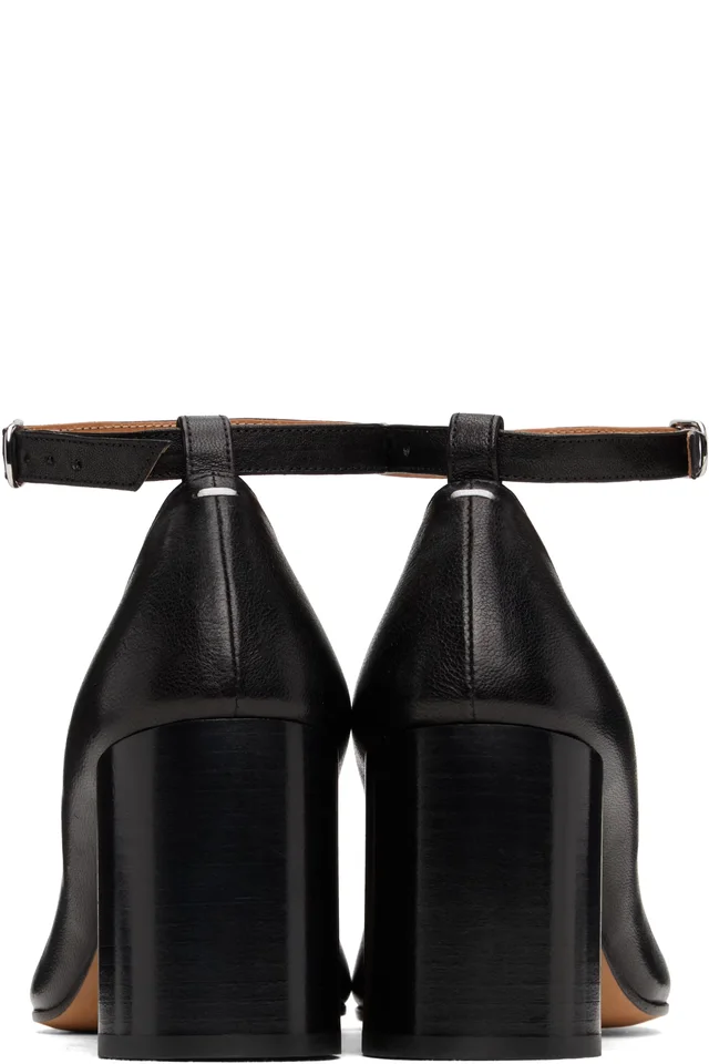 Maison Margiela Black Tabi Heels, photo 2 of 5 from SSENSE