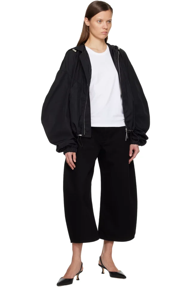 The Attico Black Long Jeans, photo 4 of 4 from SSENSE